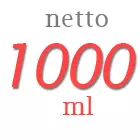 Berat netto minyak goreng 1000ml