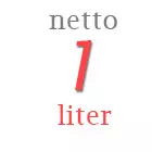 Berat netto minyak goreng refill 1 liter